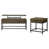 2 pièces: table de bout, table basse sélectionné