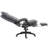 Adjustable Swivel Office Chair With Reclining Function And Footrest For Ultimate Comfort And Productivity.