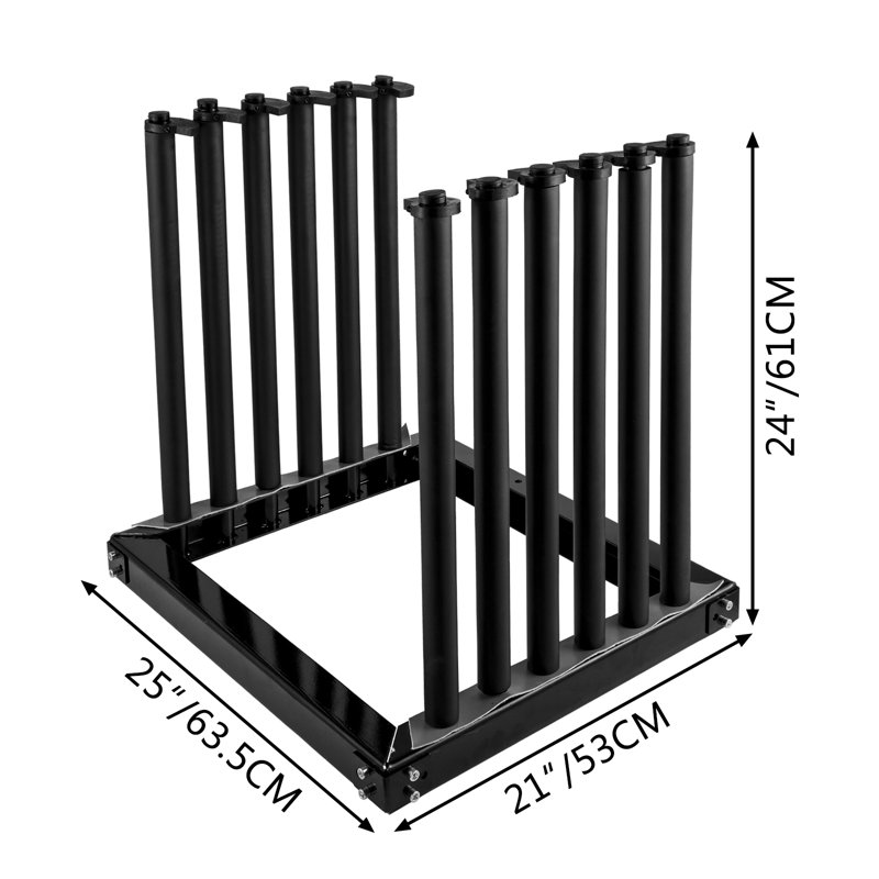 83.8cm W Metal Storage Rack, 7.6cm H x 68.6cm W x 58.4cm D