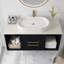 Meuble-lavabo mural moderne 40 po avec lavabo ovale en céramique-1058977189-1058977190