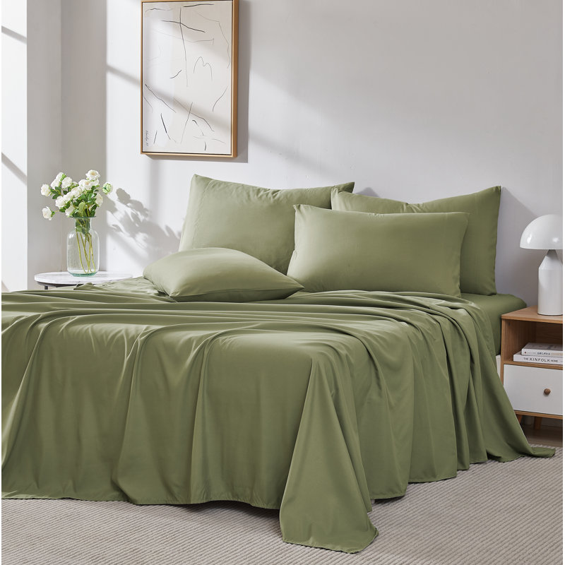 Vilano Springs Extra Deep Pocket Sheet Set, 6-Piece Ultra Soft Microfiber Sheets and Pillow Cases, Wrinkle Resistant, Easy Care
