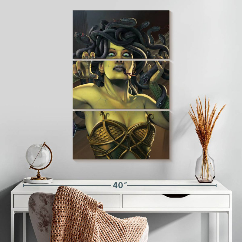 Kelan Medusa, 32" H x 20" W