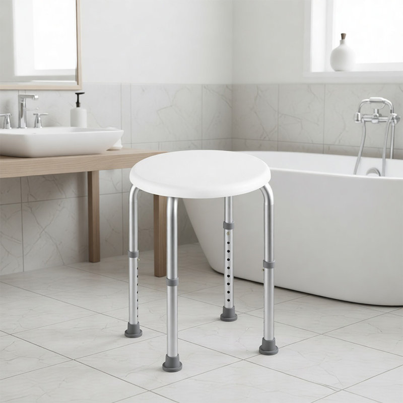 Tabouret de douche médical à hauteur ajustable