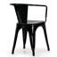 Fauteuil noir Oshiro