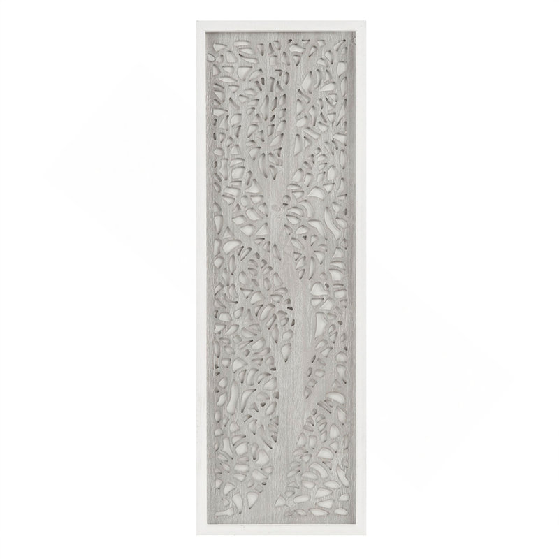 Décoration murale arbre découpé au laser, Grey
