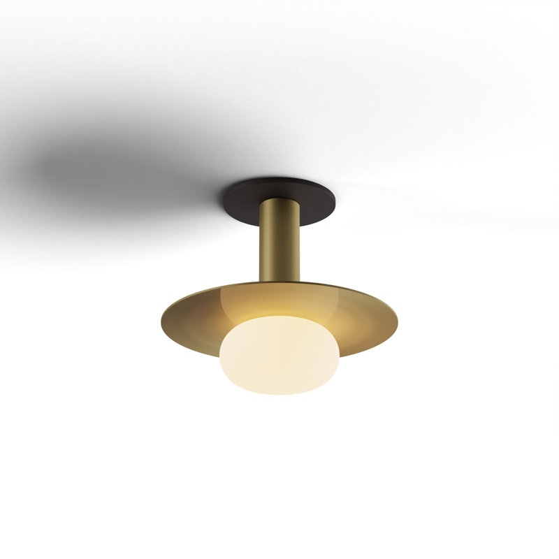 1 - Light LED Pendant, Brass