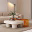 table basse créative de style crème ins