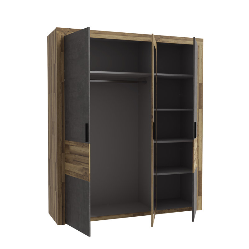 Huguley 3 Door Wardrobe