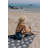 Chanyah Paw Print Turkish Towel, Sand Resistant Organic Cotton Beach Peshtemal, Soft, Thin & Lightweight, 66" x 36"-247455659