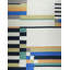 Multicolor Hand-Knotted Wool Deconstructed Geometry Geometric Modern Contemporary Carpet Rug-1199803989