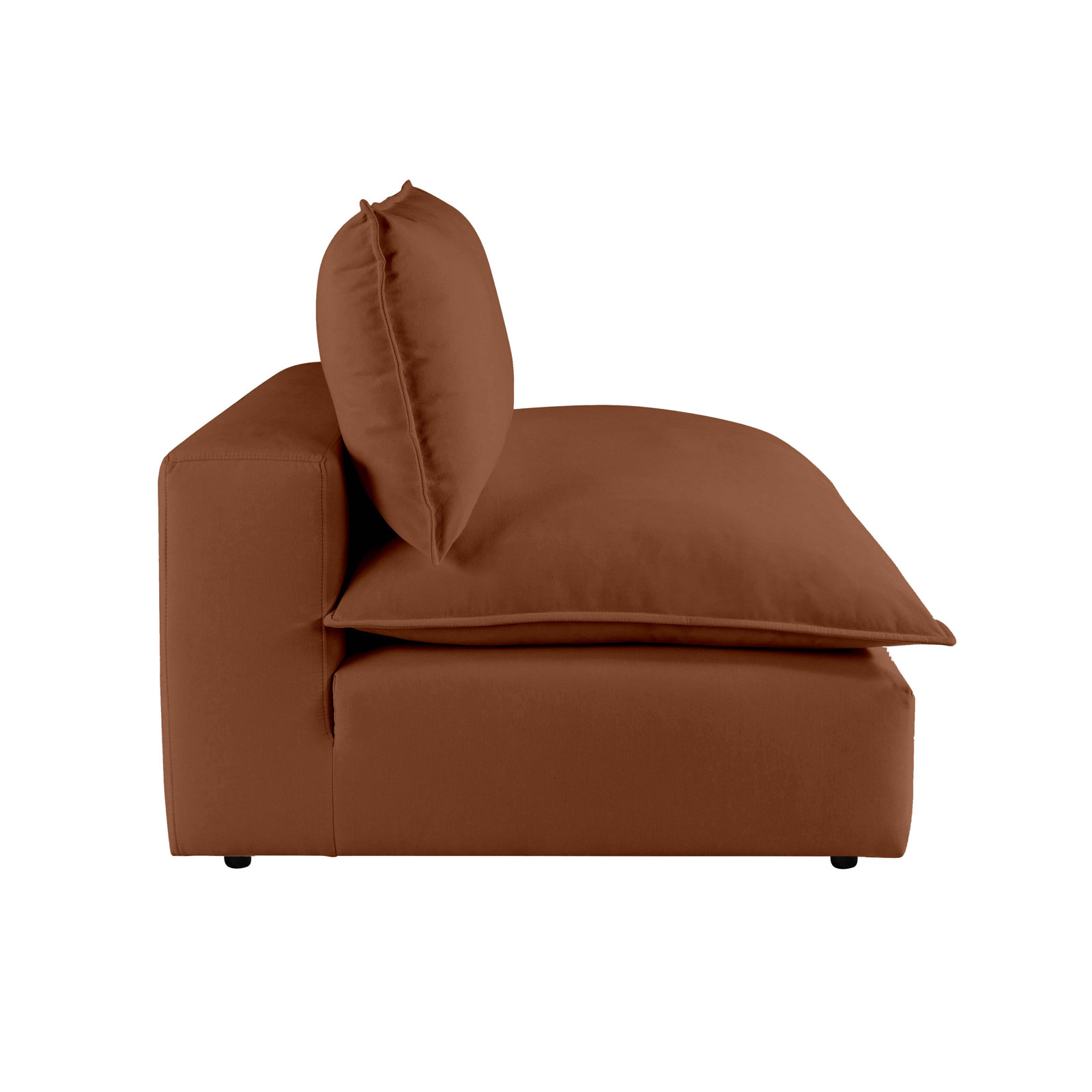 Ellaria Accent Chair, Cognac Velvet