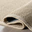 Tapis en sisal et en laine véritables brun clair-29544041