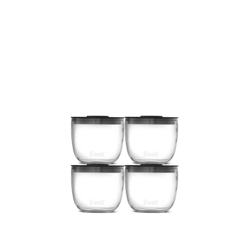 S'well Prep Food Glass 12oz Bowls, Clear