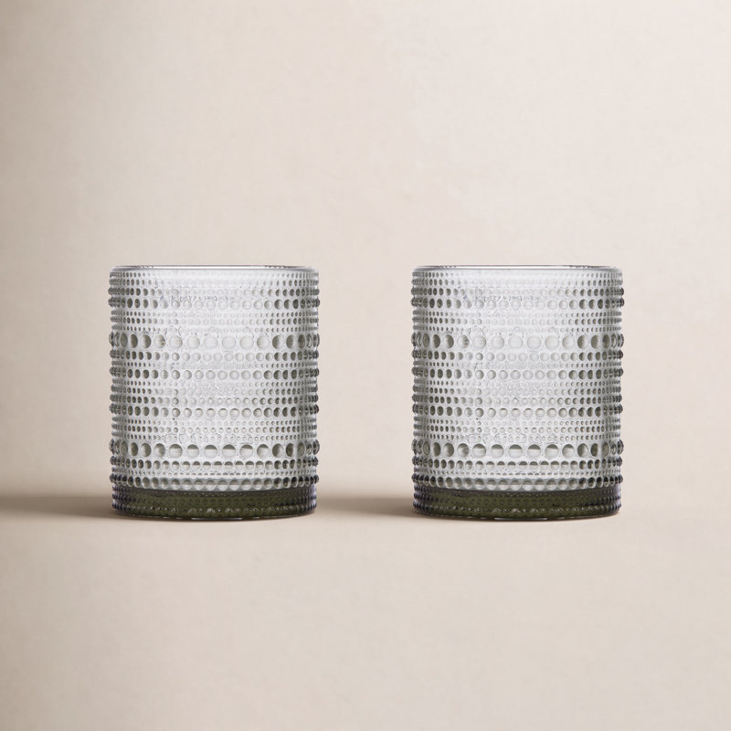 Fortessa Jupiter Glass Double Old Fashioned, Smoke Gray