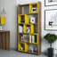 Lene 170cm H x 80cm W Geometric Bookcase-842789190