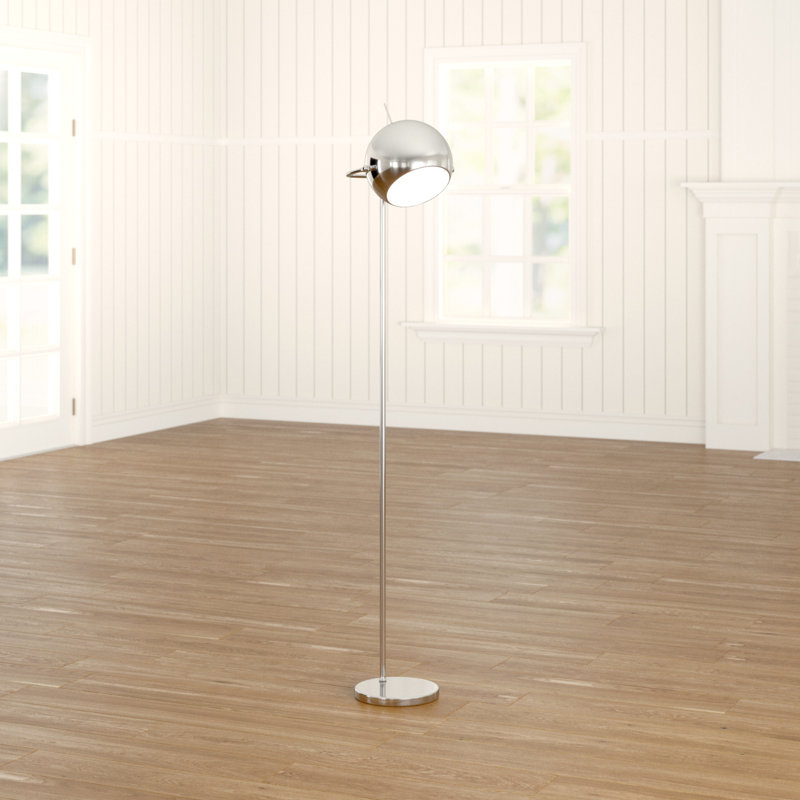 167cm Chrome Task Floor Lamp
