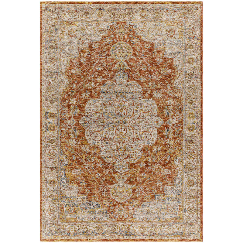 Oriental Indoor Rug, Round 6'7"