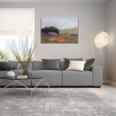 Poppy Hill' by Alice Weil Acrylic Glass Wall Art