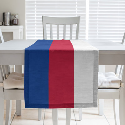 Buffalo Football Stripes Table Runner