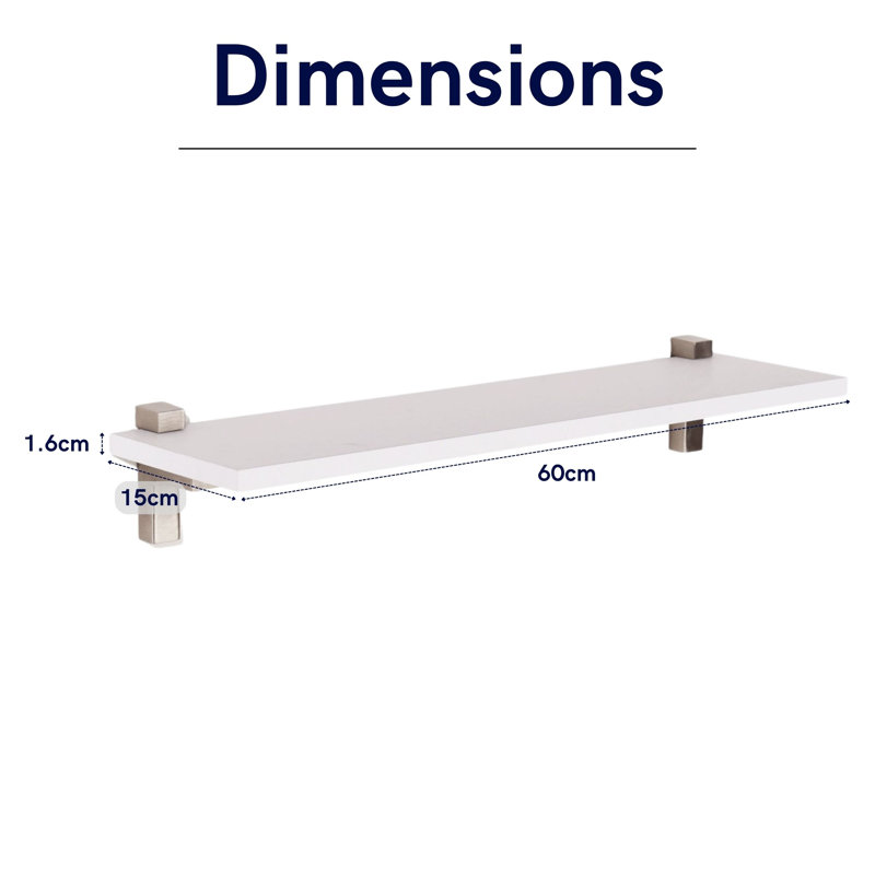 Lavant Floating Shelf, White