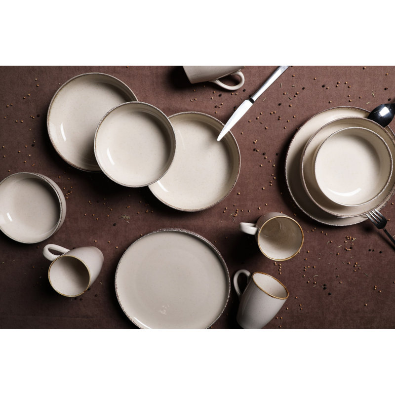 Service de table (16 pièces), Crème, crème
