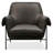 Ambroise Metal Frame Club Chair-123293297
