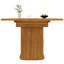 Extendable Dining Table with Glass Base