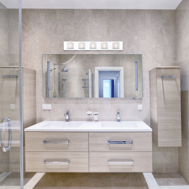 Belgroue 5 - Light Dimmable LED Bath Bar