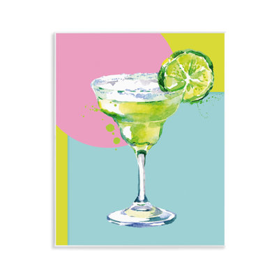 Art mural "Cocktail with Lime Slice" par Susan Jill