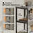 3 Tier Side Table, Adjustable Height End Table With Storage Shelf, Nightstand For Bedroom, Living Room, Office And Any Small Space, Easy To Assemble, Gray-1726340500
