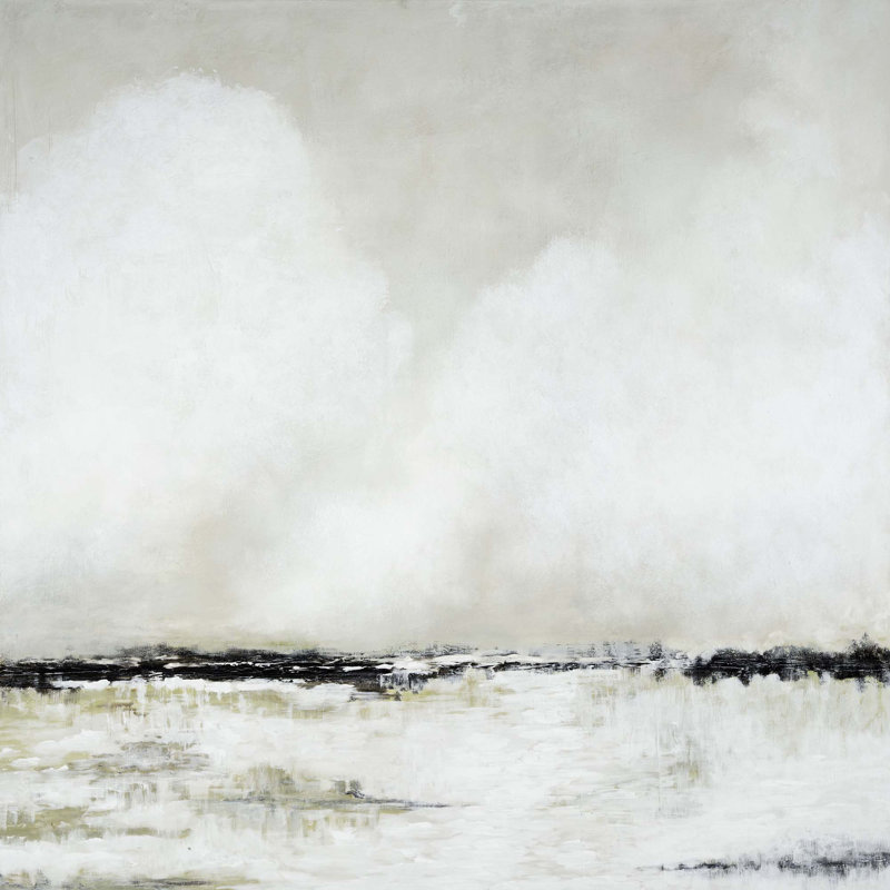 Neutral Landscape Print, 40" H x 40" W x 2" D