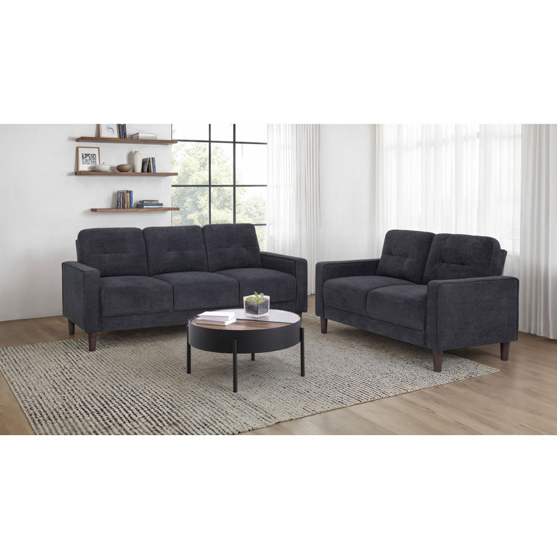 Ensemble de canapés 2 pièces Bowen II, Gris, 2 Pieces: Sofa, Loveseat