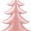 Décoration de table arbre de Noël enneigé brillant - 10 po - rose clair