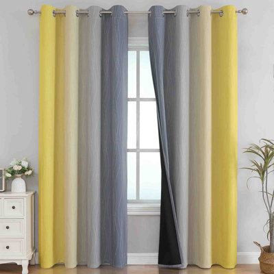 Polyester Blackout Curtain Pair (Set of 2)
