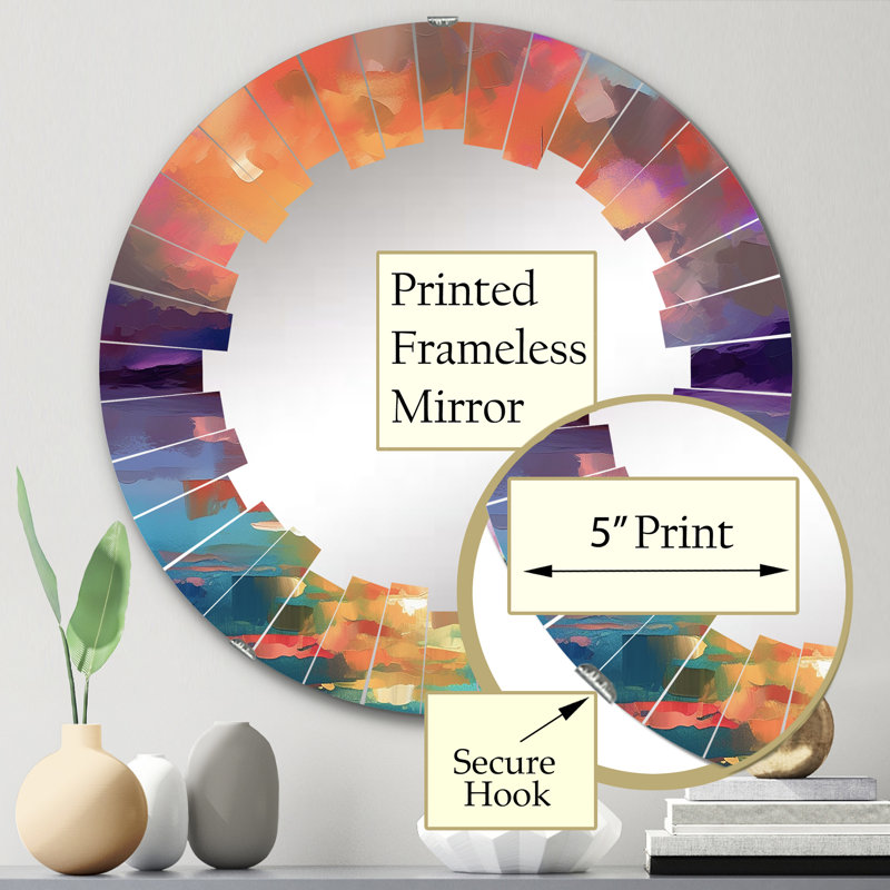 Miroir mural, 24 po x 24 po