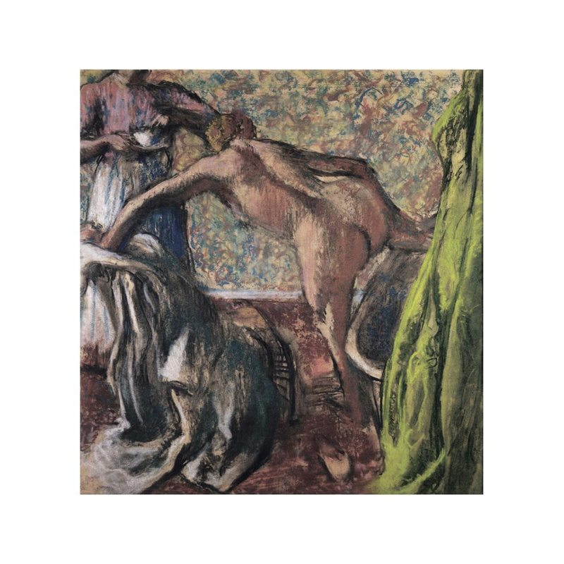 Petit déjeuner après le bain (The Bath) par Edgar Degas - Estampe numérique, H 28 po x l 22 po