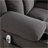Recliner Sofa with 8-Acupoint Massage, Heating, USB, Cup Holders &amp; Side Pockets | Charcoal Gray | Metal &amp; Wood Frame-412012030-412012031
