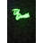 Flexible Neon LED Strip Light, Waterproof IP67, Green, 11 x 17.3 x 0.8 inches | PVC Foam Template, 12V DC, 8W-10W/meter | Built-in Wall Hanging System, Perfect for Home Décor & Party Lighting-1616528698