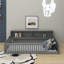 Lit en bois simple TG avec armoires et port USB-1276358761