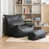 Black Faux Leather