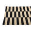 Tapis noir et blanc Noor