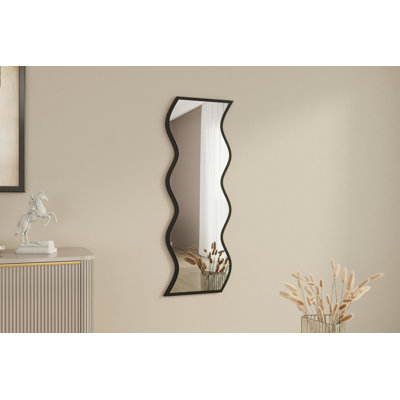Wavy Wall Mounted Accent Mirror