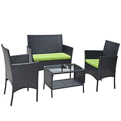 Siège de canapé d'extérieur 4 pièces 4 pièces