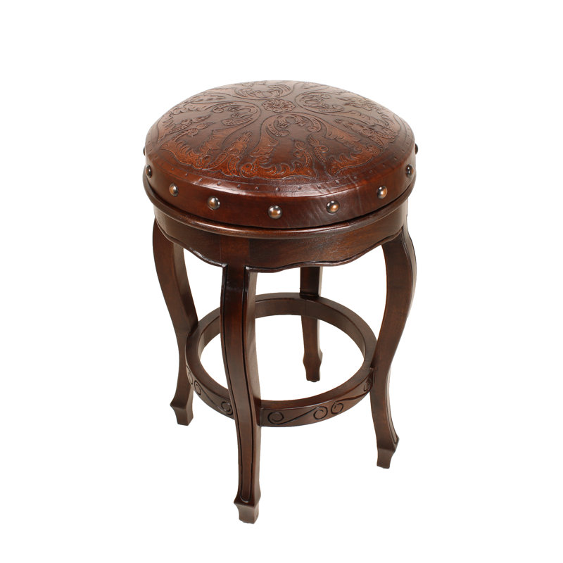Tabouret 30 "Olivos, Brun antique, Tabouret de comptoir (siège d'une hauteur de 26 p