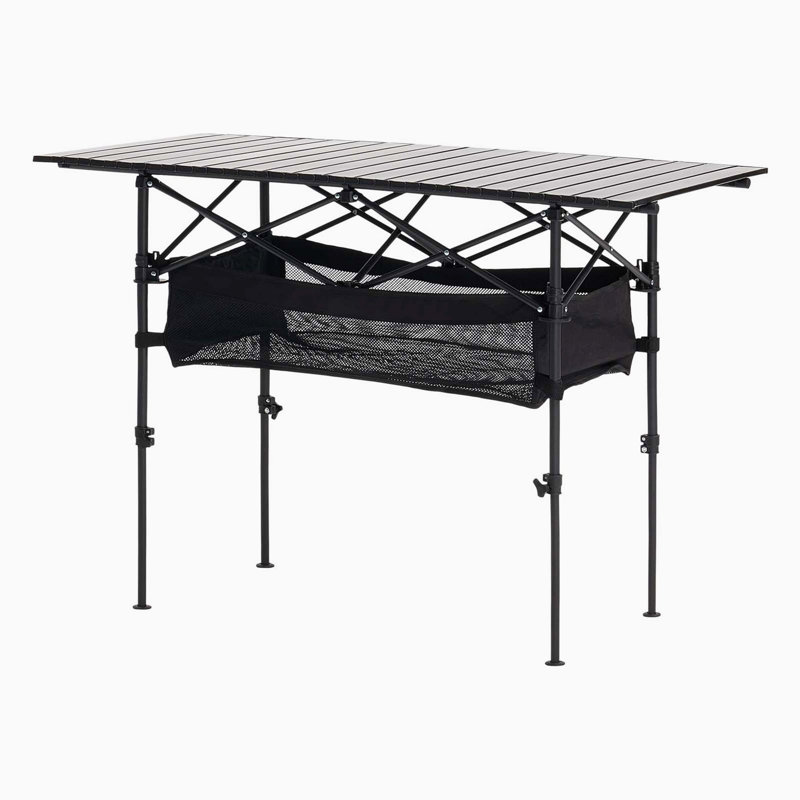 Table de camping pliante en aluminium