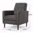 Fabric Upholstered With Recliner Function Chair Mid-Century Modern With Recliner Function Pushback Single With Recliner Function Sofa With Thicker Seat Cushion Tufted Upholstered Sofa With Wooden Leg