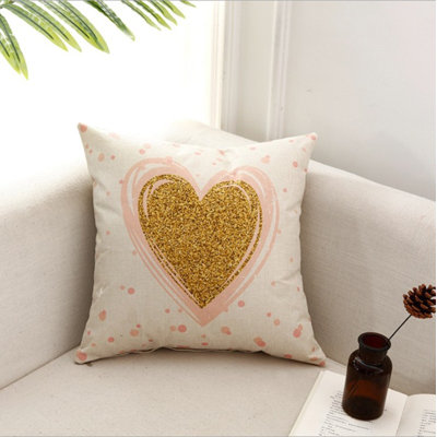 (Covers With Inserts) Set of 2 Linen Throw Pillows