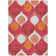 Machine-Washable Stain Polyester Resistant Geometric Area Rug