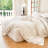 Linen Duvet Cover with Coconut Button Closure-110427309-110427312