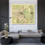 Art sur toile tendue avec châssis Art Direct: New England, siège de la guerre révolutionnaire, 1775